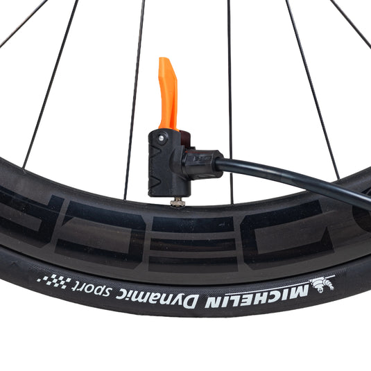 Upten Bicycle Floor Air Pump  with Gauge 160 Psi Stand Foot Bike Pumps 042