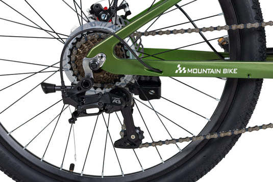 LanQ MG Magnesium Alloy 24 inch Kids Mountain Bike