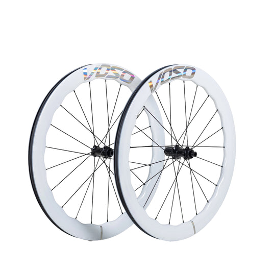 SCOM VOSO Lite Undulating Carbon Wheels Pearl White