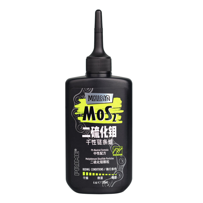 Load image into Gallery viewer, MolicSYN Prime MoS₂ Molybdenum Disulfide Dry Chain Lubricant Chain Wax