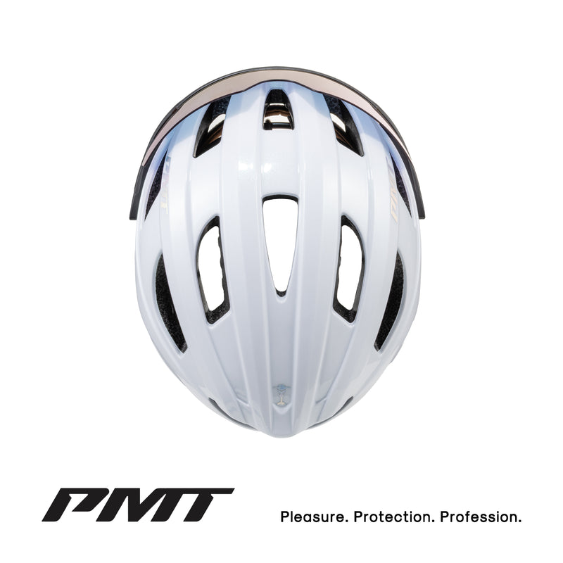 Load image into Gallery viewer, PMT Golf 3 Cycling Helmet with Magnetic Photochromic Sunglasses
