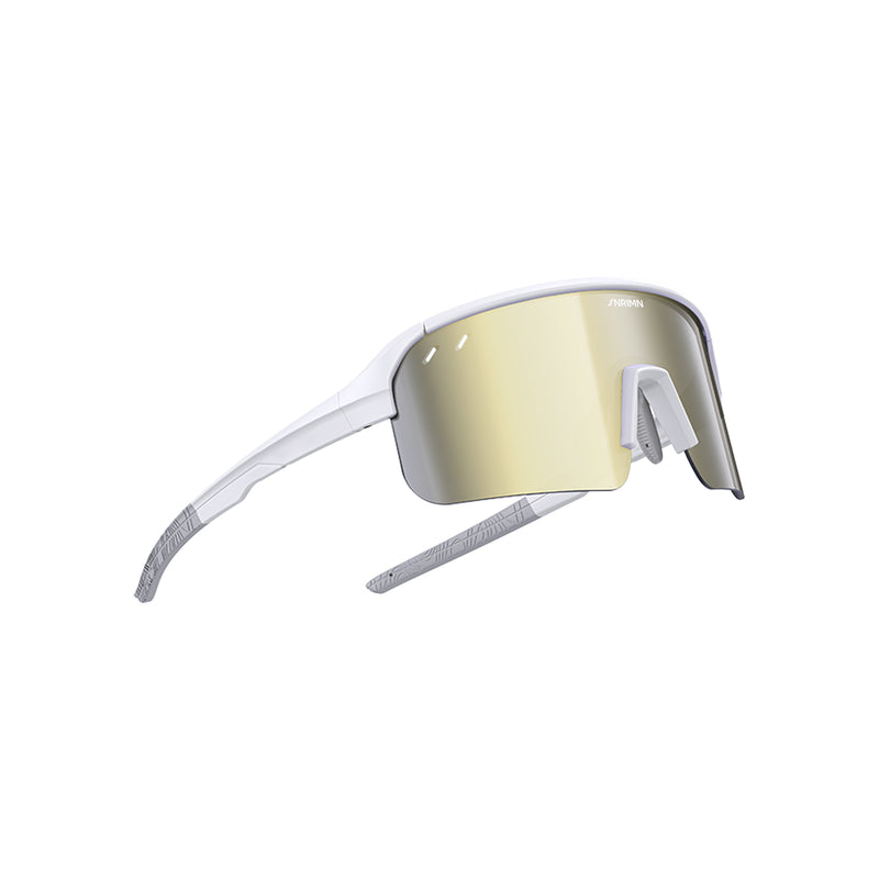 Load image into Gallery viewer, SUNRIMOON Twilight Half‑Rimmed Cycling Sunglasses Lenses By ZEISS, Photochromic, Interchangeable Sports Glasses for Cycling Running Outdoo JN2501B