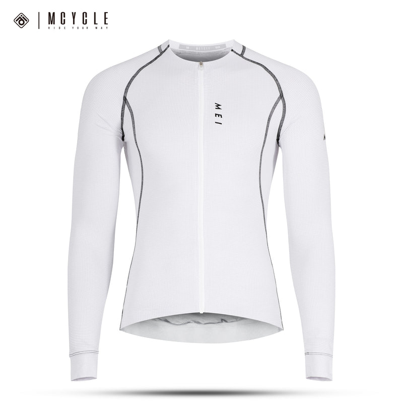 Load image into Gallery viewer, Mcycle Solid Color Pro Men's Long Sleeve Cycling Jersey MY341
