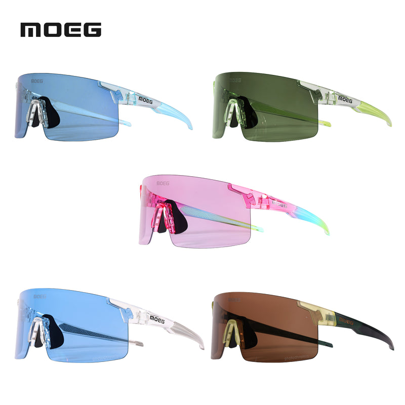 Load image into Gallery viewer, MOEG Cycling Sunglasses Photochromic Lens MO993