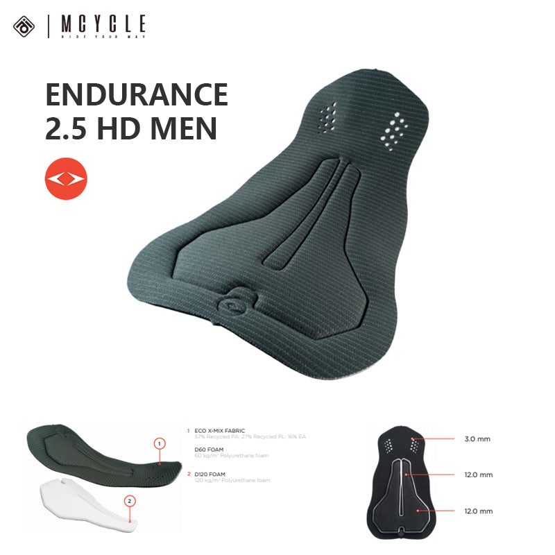 Load image into Gallery viewer, Mcycle Men's Cycling Bib Shorts with Elastic Interface Pads MK093