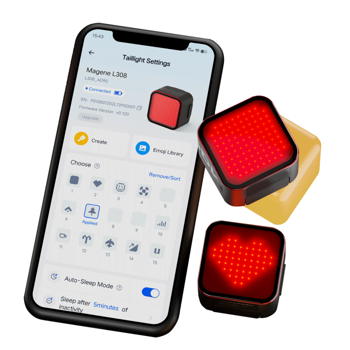 Load image into Gallery viewer, Magene L308 Intelligent Expression Tail Light