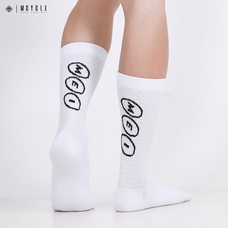 Load image into Gallery viewer, MCYCLE Unisex High-Elastic Athletic Knitted Cycling Socks - MP059 Dopamine Series