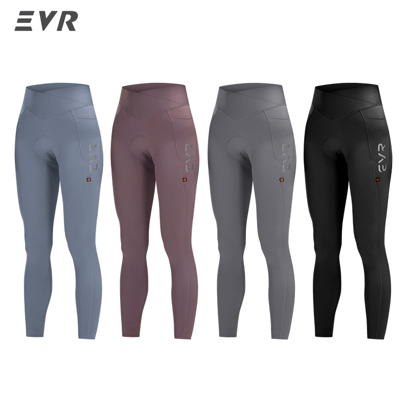 Load image into Gallery viewer, EVR Discover Series Women’s Cycling Tights 4‑Way Stretch, Side Pockets 8101