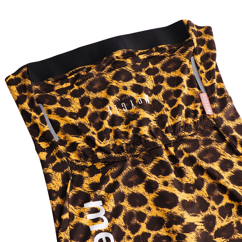 Load image into Gallery viewer, Mcycle Woman Leopard Print Long Sleeve Cycling Jersey MY262W