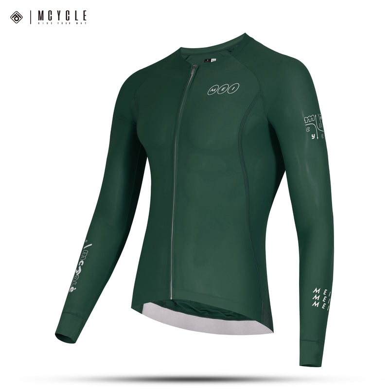 Load image into Gallery viewer, Mcycle Solid Color Men's Long Sleeve Cycling Jersey Anti UV 50+ MY356