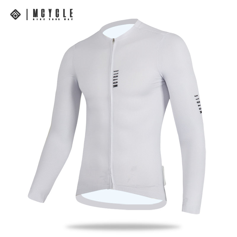 Load image into Gallery viewer, Mcycle Man Solid Color Bamoo Fiber Long Sleeve Cycling Jersey MY242