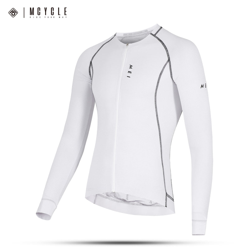 Load image into Gallery viewer, Mcycle Solid Color Pro Men's Long Sleeve Cycling Jersey MY341