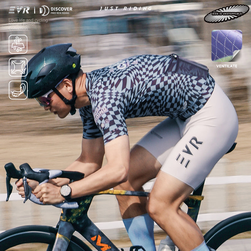 Load image into Gallery viewer, EVR Men’s DISCOVER Pro Summer Cycling Jersey 2617