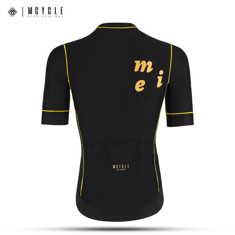 Load image into Gallery viewer, Mcycle Men's Pro Cycling Jersey Top Wear Black MY297