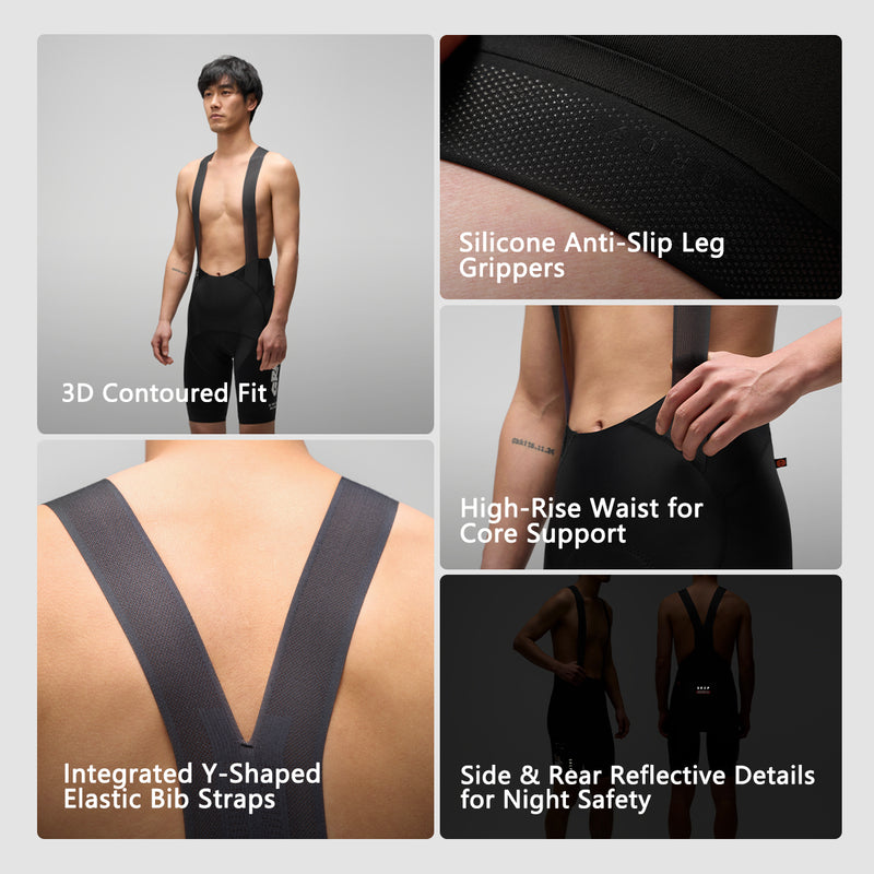 Load image into Gallery viewer, GRC x Pang Hu Men's Cycling Bib Shorts - Limited Edition Unisex Pro Racing Bibs 1171