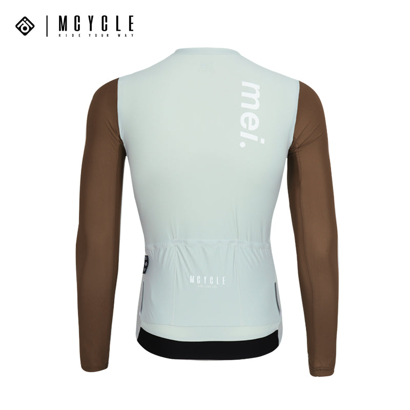 Load image into Gallery viewer, Mcycle Man Contrast Color Long Sleeve Cycling Jersey MY249