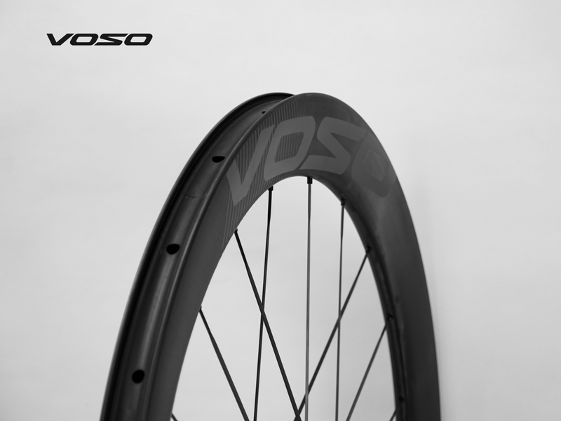 Load image into Gallery viewer, SCOM VOSO Lite Ultimate 50+ Carbon Spoke Road Bike Disc Brake Wheelset