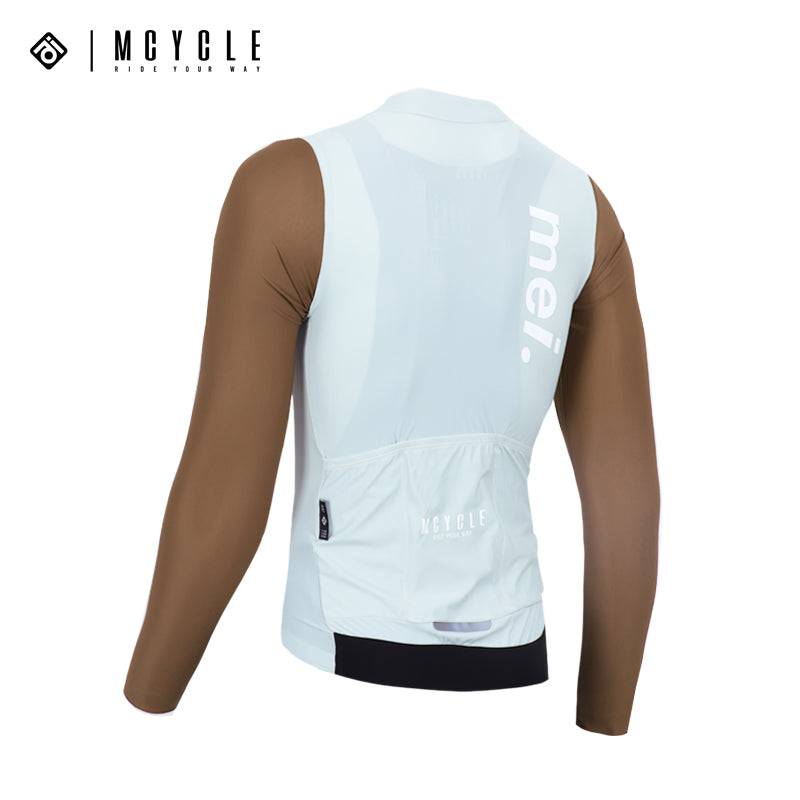 Load image into Gallery viewer, Mcycle Man Contrast Color Long Sleeve Cycling Jersey MY249