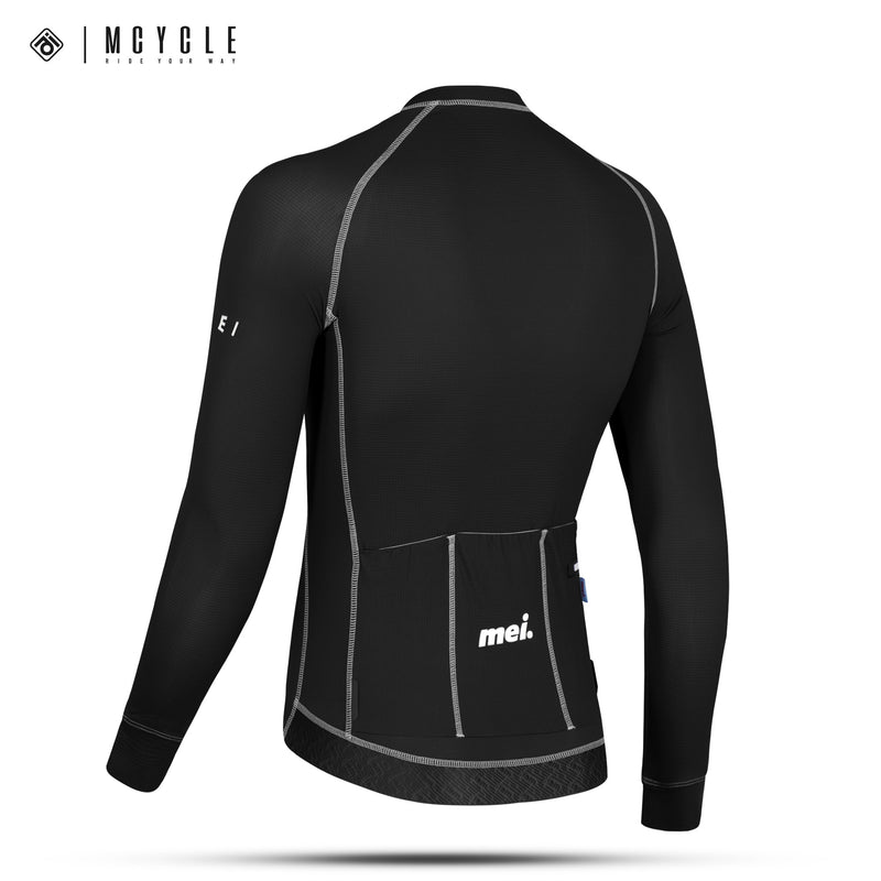 Load image into Gallery viewer, Mcycle Solid Color Pro Men's Long Sleeve Cycling Jersey MY341