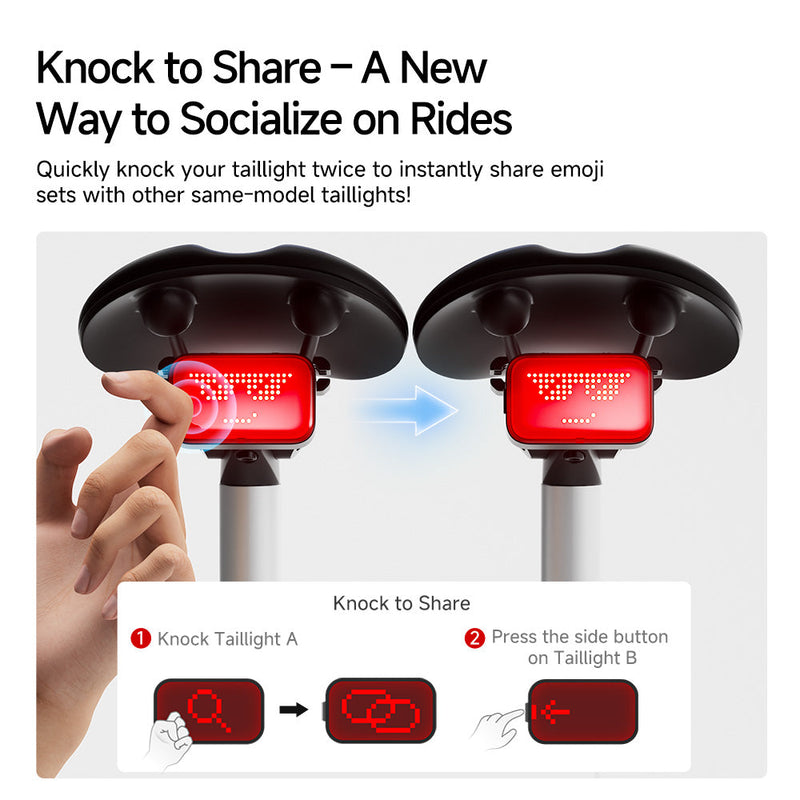 Load image into Gallery viewer, iGPSPORT ET6 Smart Emoji Taillight