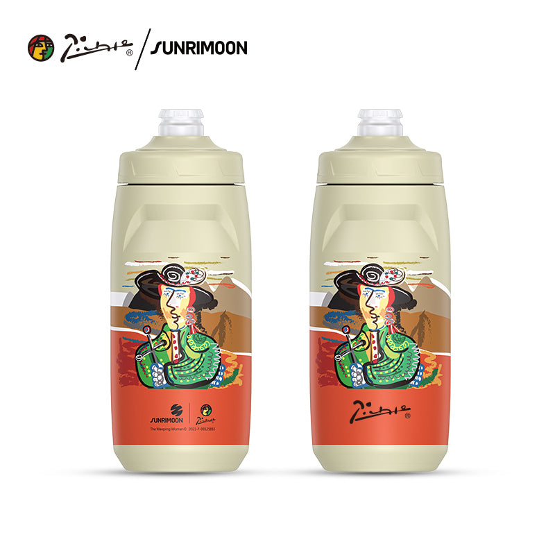 Load image into Gallery viewer, Sunrimoon × Picasso Cycling Water Bottles 620ml