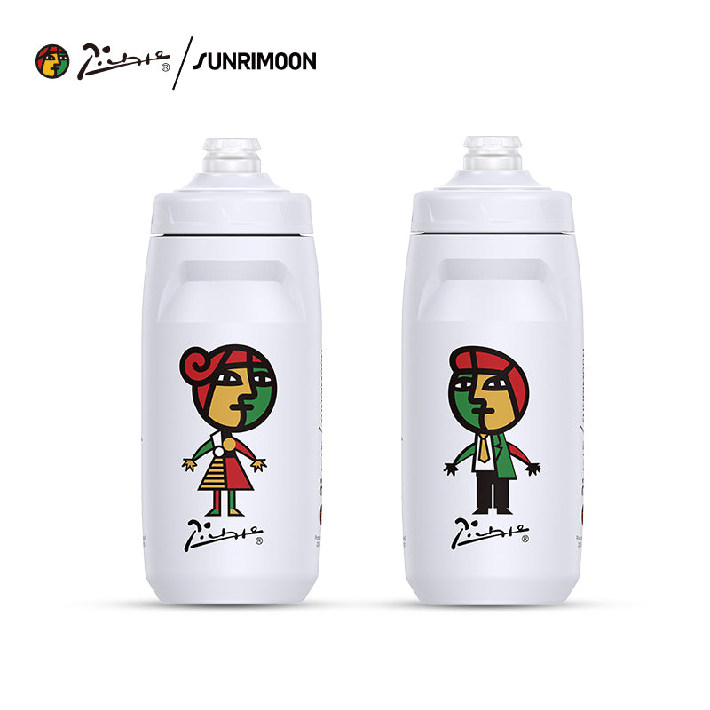 Load image into Gallery viewer, Sunrimoon × Picasso Cycling Water Bottles 620ml