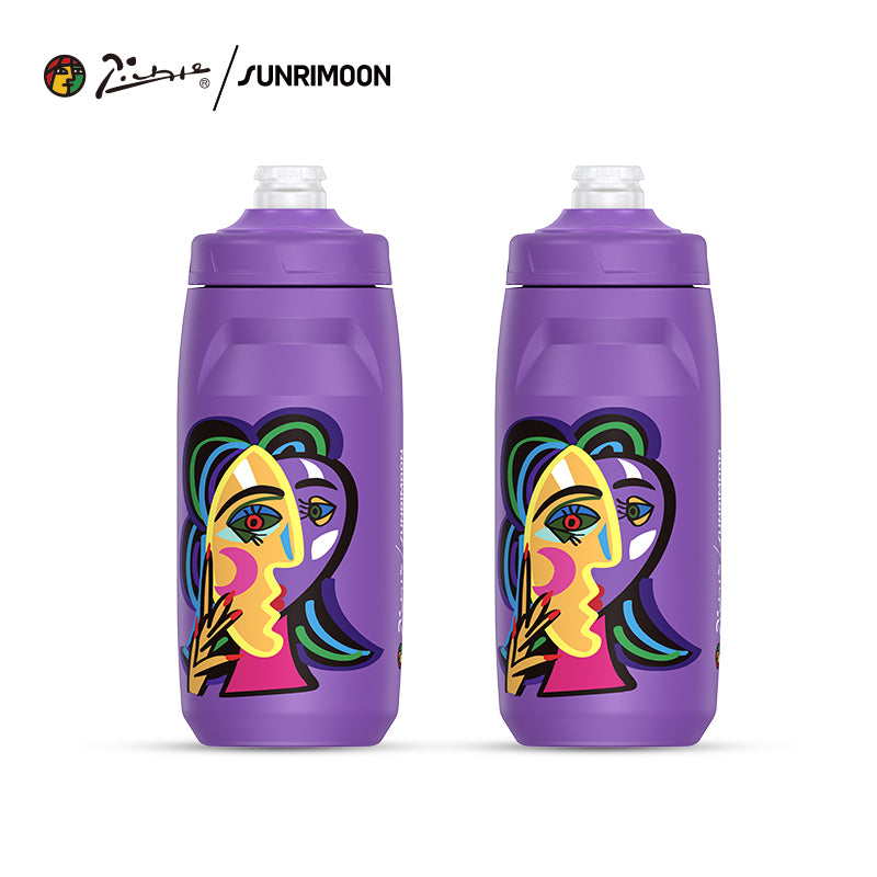 Load image into Gallery viewer, Sunrimoon × Picasso Cycling Water Bottles 620ml