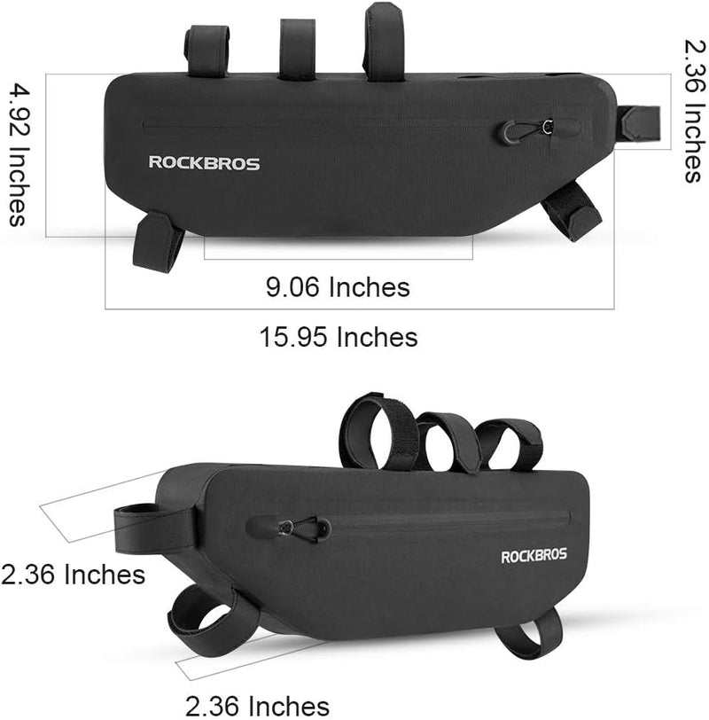 Load image into Gallery viewer, ROCKBROS Bike Frame Bag Bicycle Triangle Bag Under Top Tube Bag AS043