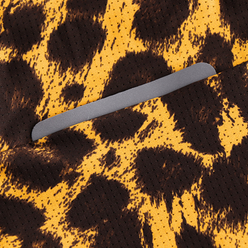 Load image into Gallery viewer, Mcycle Woman Leopard Print Long Sleeve Cycling Jersey MY262W