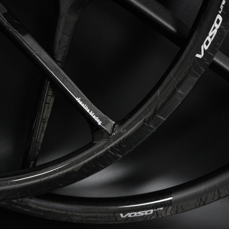 Load image into Gallery viewer, SCOM VOSO Lite Blade 5 one-piece 5-spoke Disc Carbon Road Wheel
