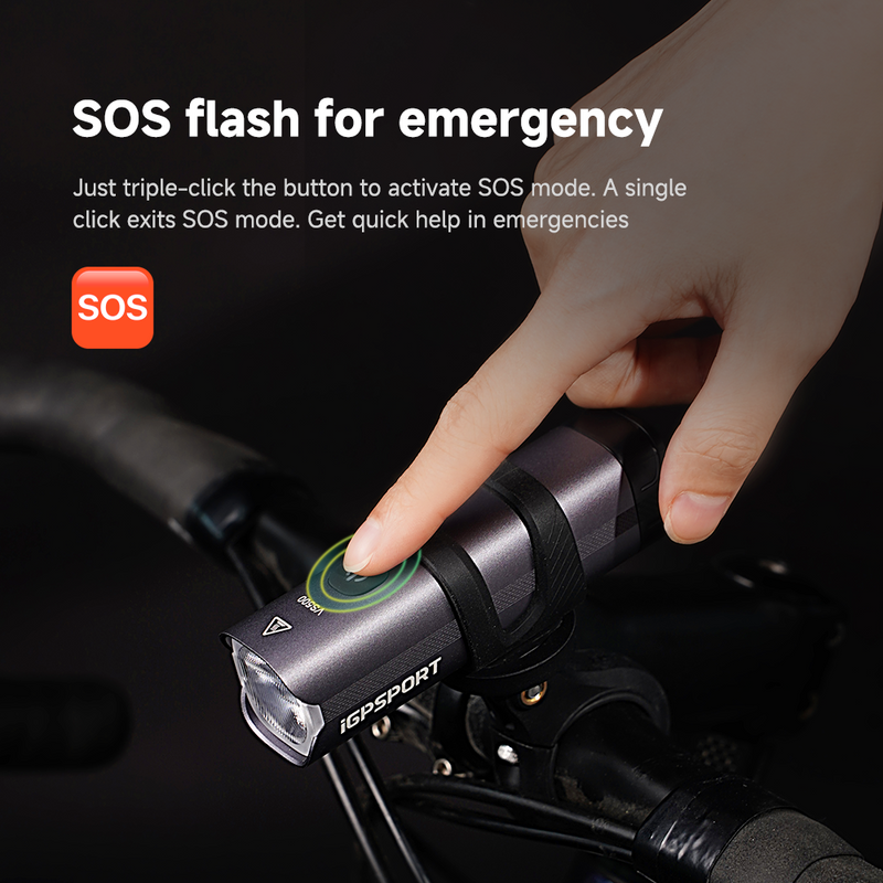 Load image into Gallery viewer, iGPSPORT VS500 Smart Bike Head Light Front Bicycle Light