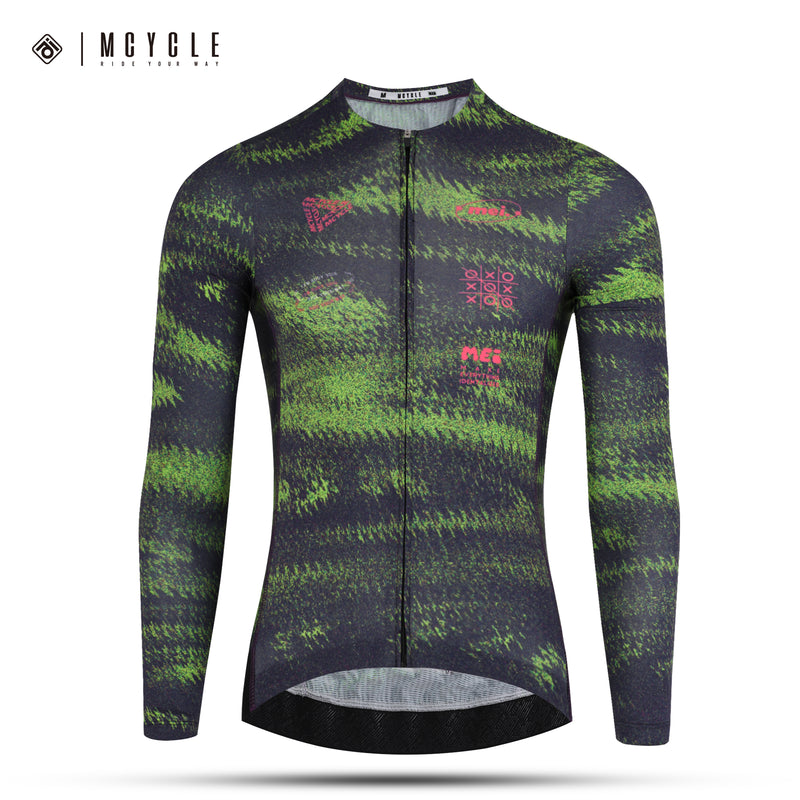 Load image into Gallery viewer, Mcycle Men's Pro Long Sleeve Cycling Jersey MY337