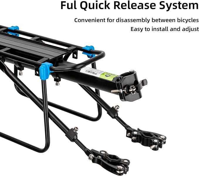Load image into Gallery viewer, Rockbros Rear Bicycle Rack  Universal Adjustable Bike Carrier HJ10011