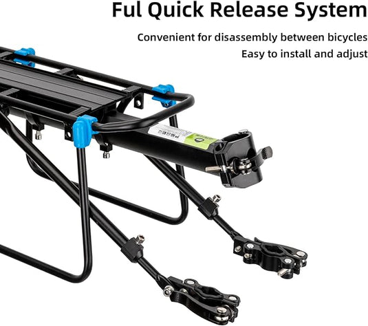 Rockbros Rear Bicycle Rack  Universal Adjustable Bike Carrier HJ10011