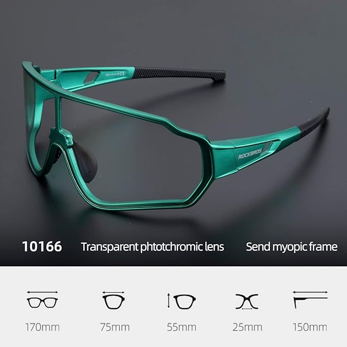 Load image into Gallery viewer, ROCKBROS Bicycle Sunglasses Photochromic and Polarized Sports Cycling Eyewear 1016