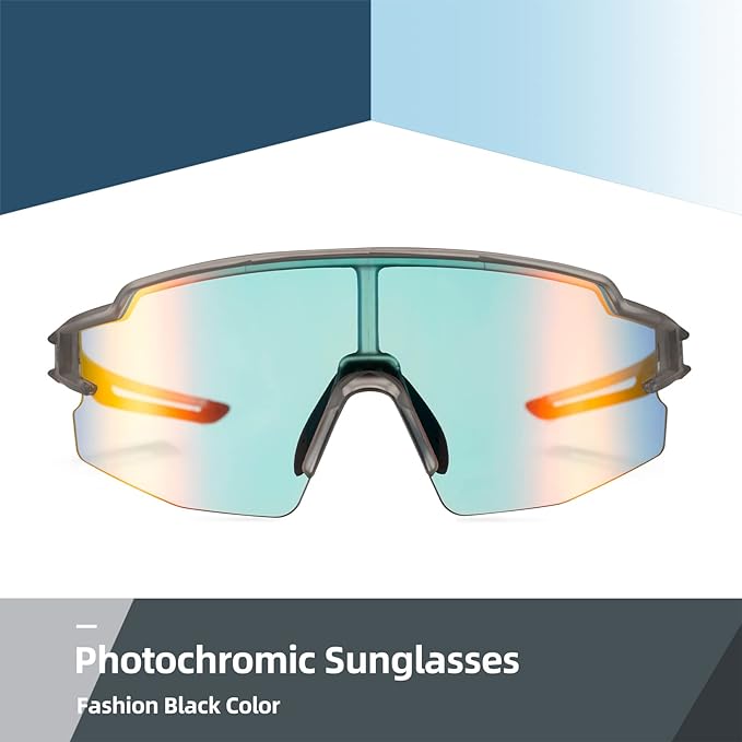 Load image into Gallery viewer, ROCKBROS Photochromic Sports Cycling Sunglasses 1017