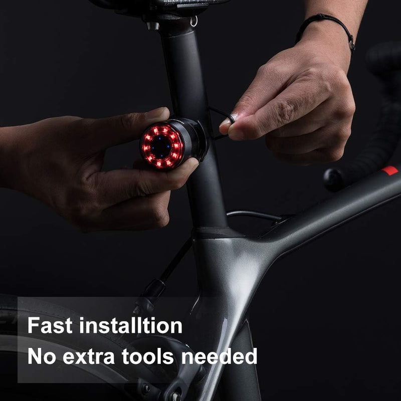 Load image into Gallery viewer, ROCKBROS Q1 Bike Tail Light Rear Bicycle Light Rechargeable