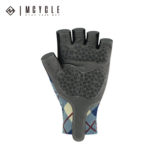Mcycle Cycling Gloves Short Finger Half Finger Gloves with Lycra Fabric  MS011