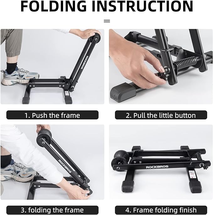 Load image into Gallery viewer, Rockbros Bicycle Parking Stand Floor Alloy Bicycle Stand 27210001001