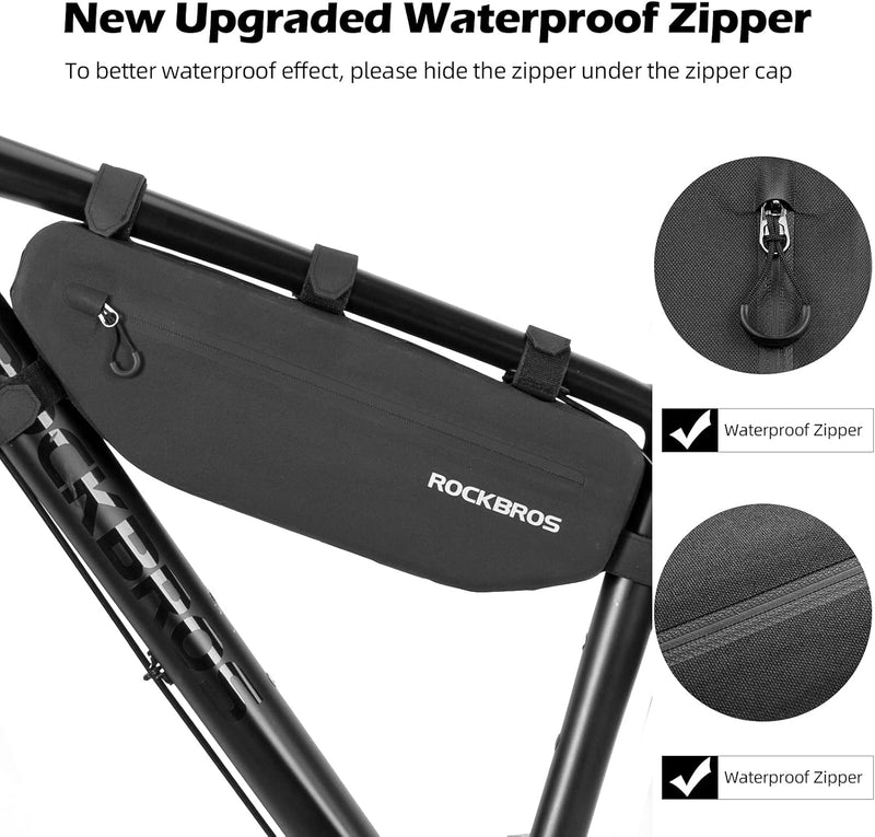Load image into Gallery viewer, ROCKBROS Bike Frame Bag Bicycle Triangle Bag Under Top Tube Bag AS043