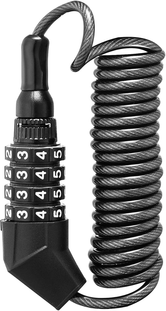 ROCKBROS Mini Bicycle Durable Steel Wire Lock Helmet Lock Chain Bike Frame Lock T530