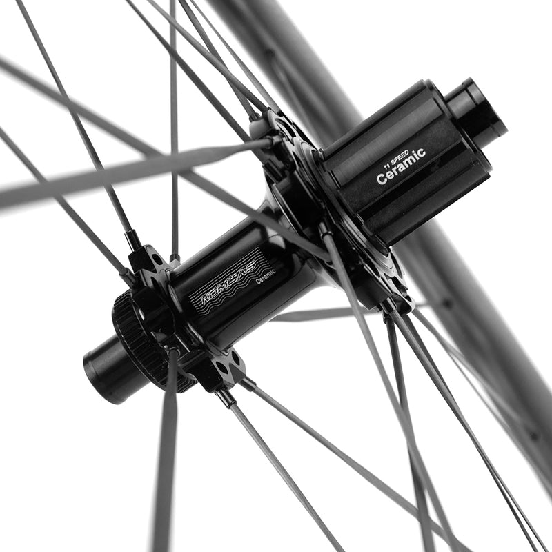 Load image into Gallery viewer, KOMCAS EVO Road Bike Disc Brake Carbon Wheel Ceramic Bearings