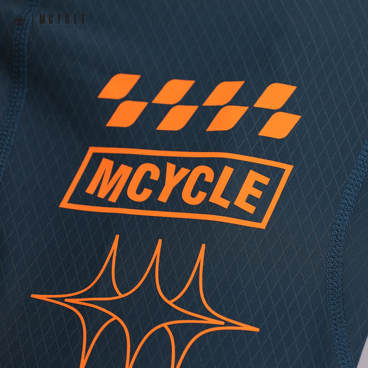 Mcycle Men's Cycling Bib Shorts with High-Perf Elastic Interface Pads MK102