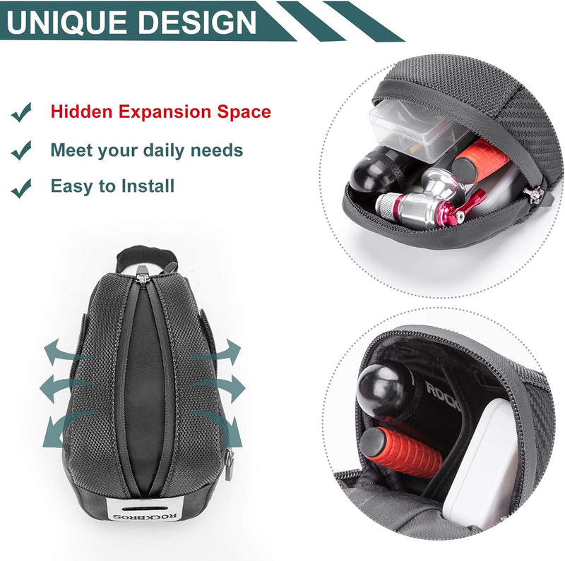 Load image into Gallery viewer, ROCKBROS Bicycle Back Seat Saddle Tail Bags Waterproof Frame Bag B74