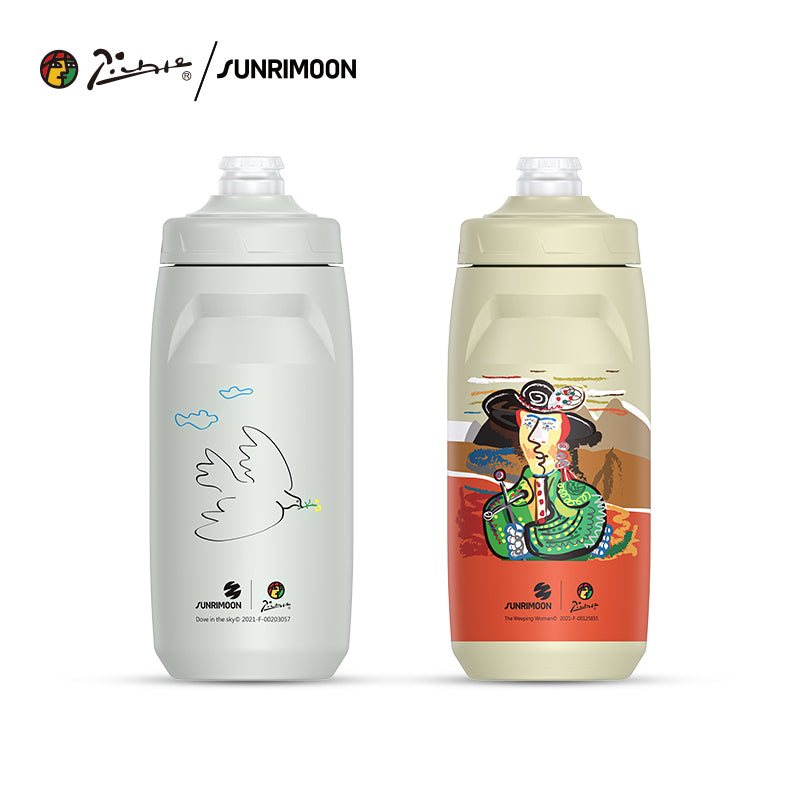 Load image into Gallery viewer, Sunrimoon × Picasso Cycling Water Bottles 620ml