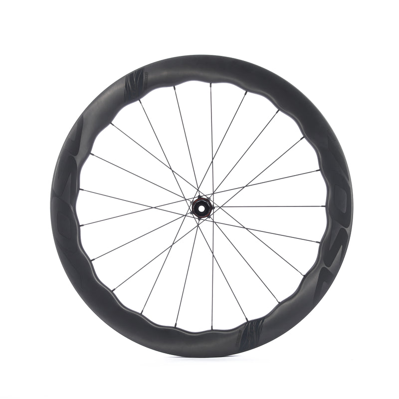 Load image into Gallery viewer, SCOM VOSO Lite Wave Carbon Wheels with Ceramic Bearings Disc Brake
