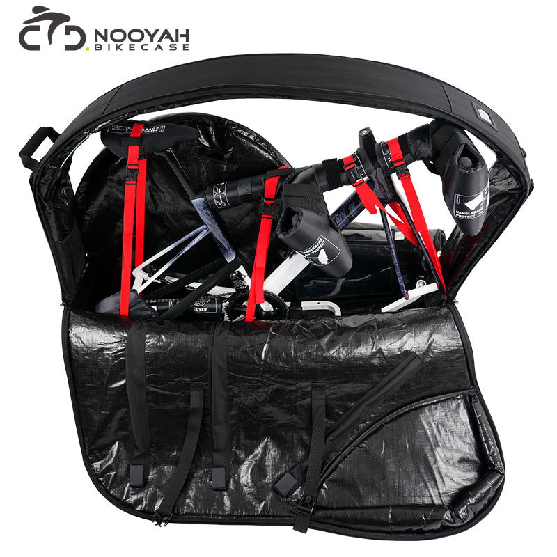 Load image into Gallery viewer, NOOYAH BK015 PRO Bike Travel Case No Remove Handlebar Bicycle Soft Bag with Stand Frame