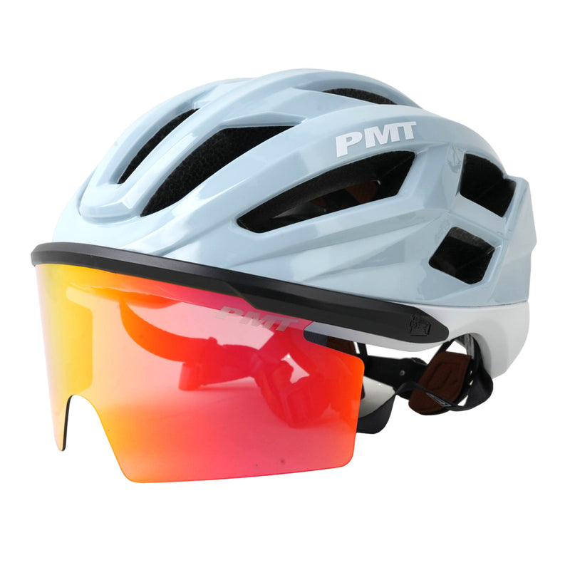 Load image into Gallery viewer, PMT Meedo 3 Cycling Helmet with Magnetic REVO Sunglasses