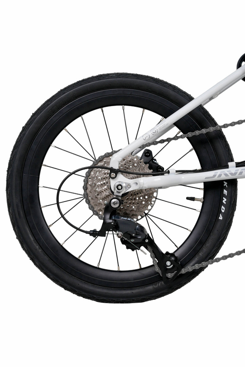 Load image into Gallery viewer, JAVA NEO 9 Speed 16 Inch Triple-fold Folding Bike