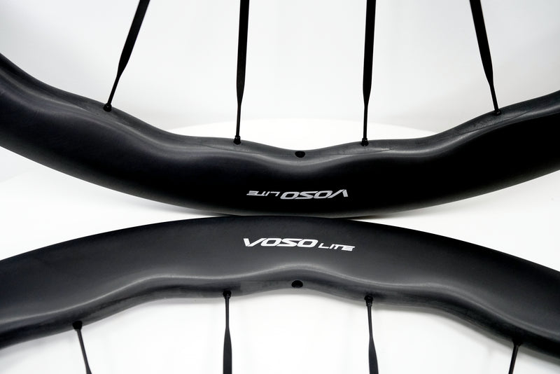 Load image into Gallery viewer, SCOM VOSO Lite Ultimate Undulating Carbon Road Bike Wheels Disc Brake Wheelset